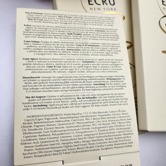 Ecru 3 pc Bundle, Curl Perfect Ultra Hydrating Masque, Conditioning Treatment - Picture 4 of 6